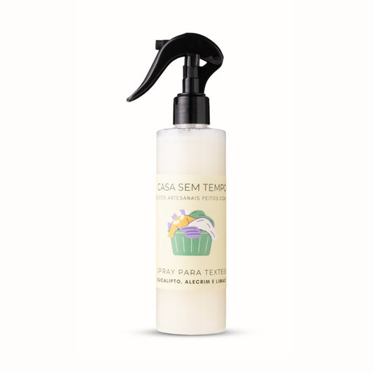 SPRAY PARA TÊXTEIS Eucalipto, Alecrim e Limão (500ml)