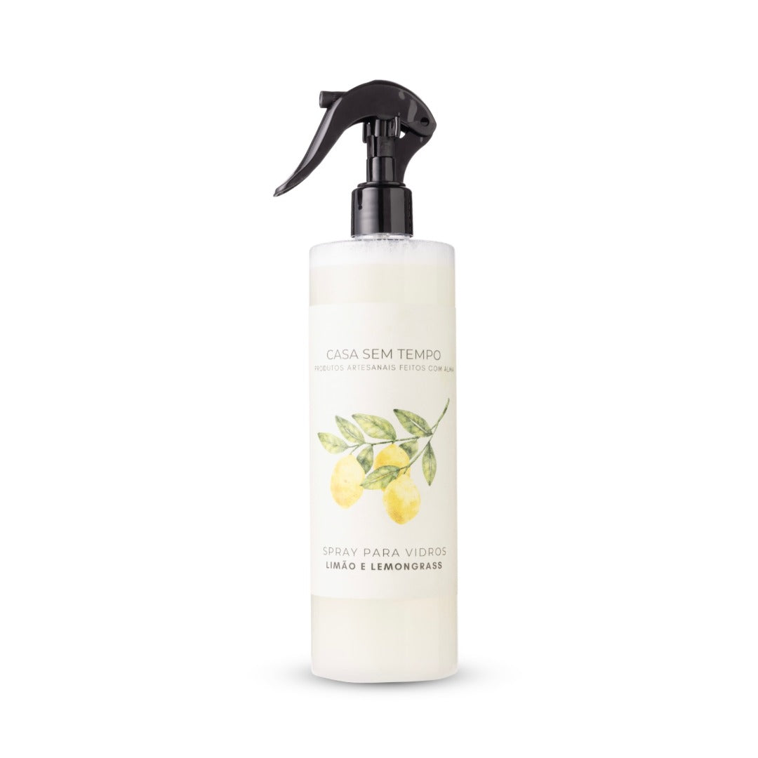 SPRAY PARA VIDROS Limão e Lemongrass (500ml)